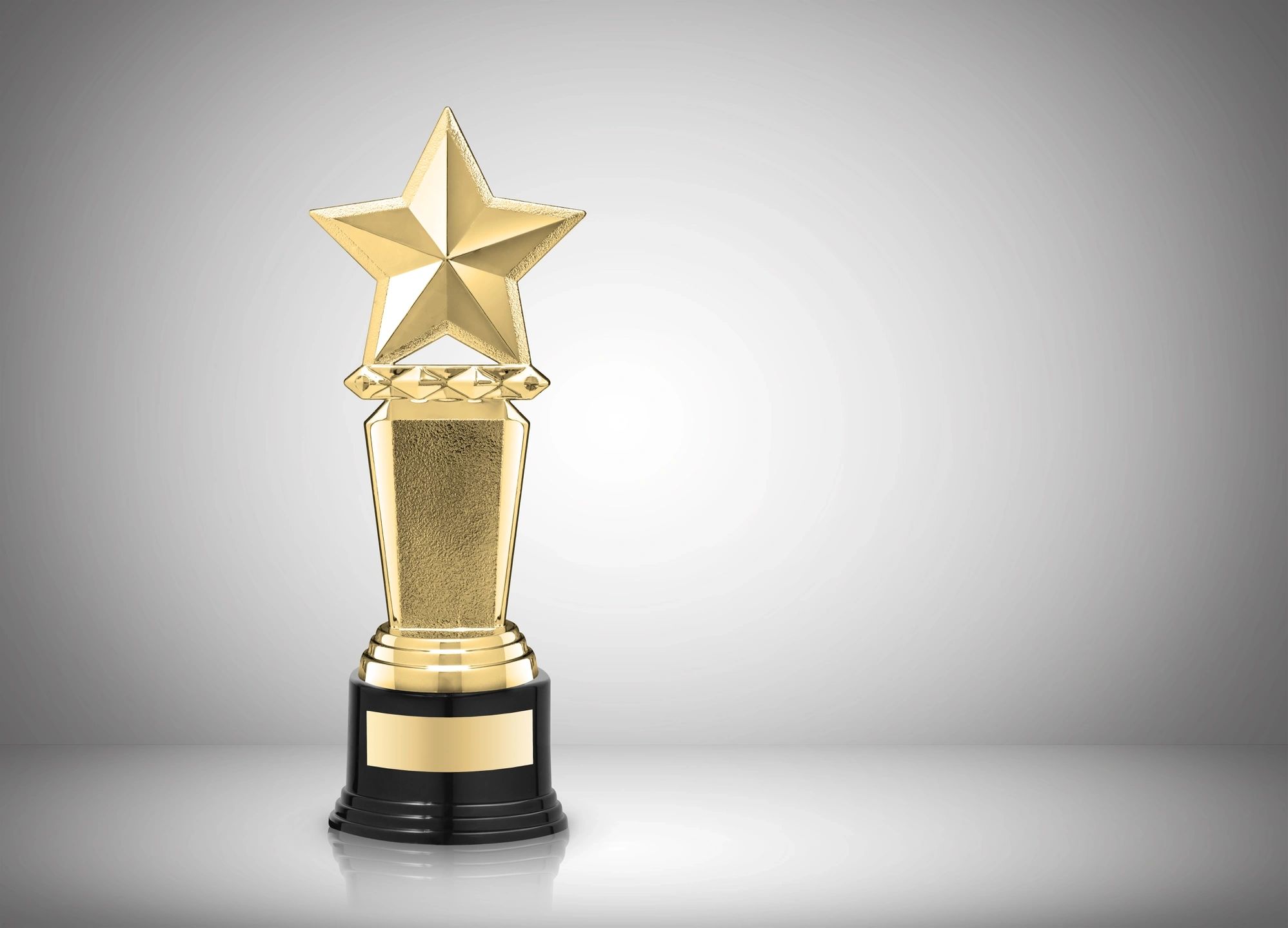 Gold star award