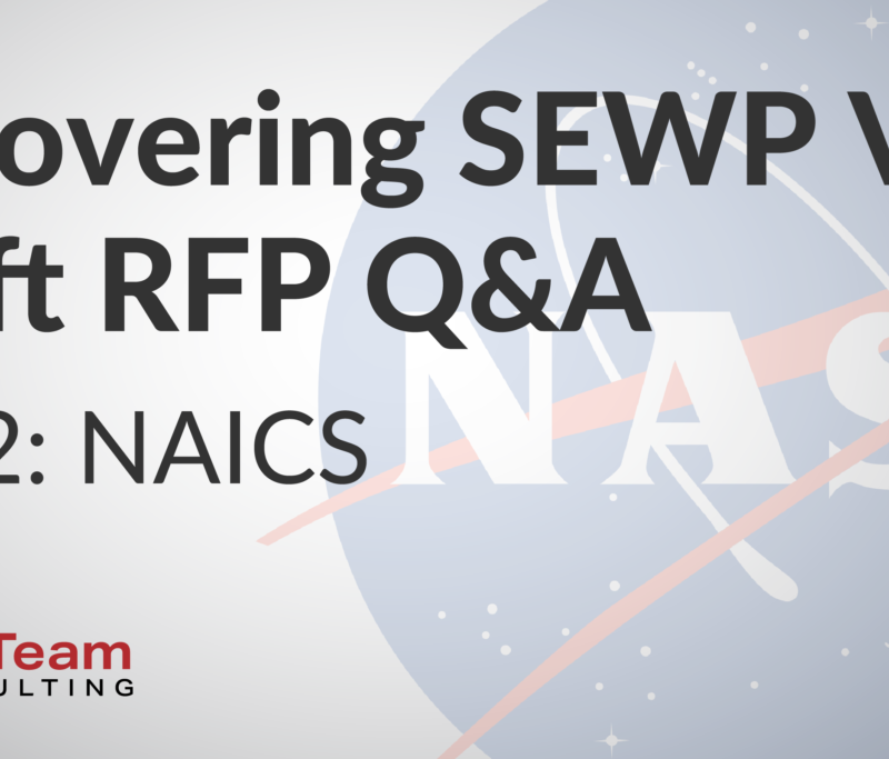SEWP VI Q and A NAICS